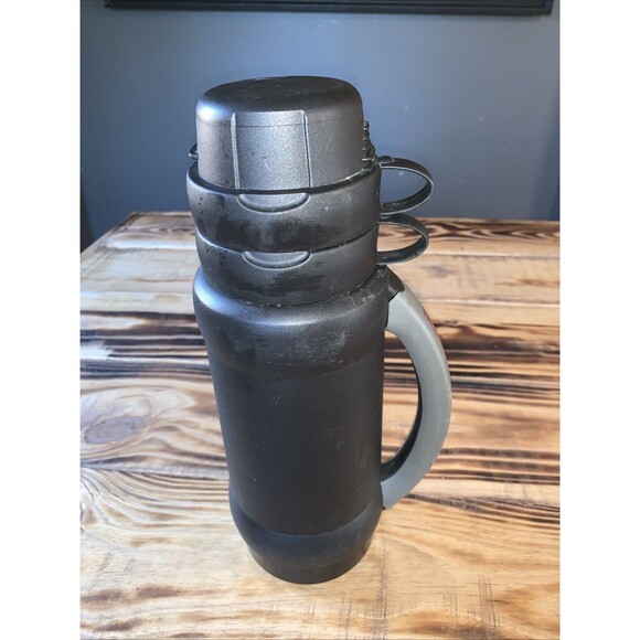Thermos Model 32-34-100 1 Liter 2 Cups Used - Picture 2 of 10